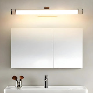 Rotating White Modern Rectangular LED Vanity Light Zawala Image - 1