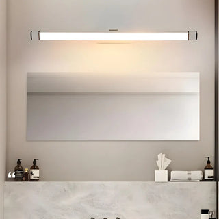Rotating White Modern Rectangular LED Vanity Light Zawala Image - 3
