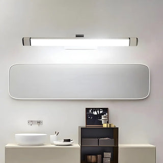 Rotating White Modern Rectangular LED Vanity Light Zawala Image - 6
