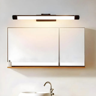 Rotating White Modern Rectangular LED Vanity Light Zawala Image - 8