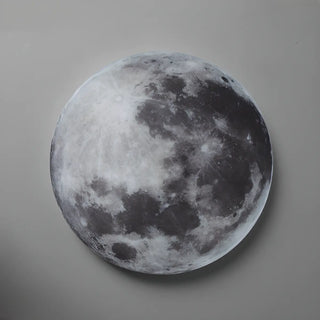 Realistic Grey Metal Moon LED Wall Sconce Light Zawala Image - 16