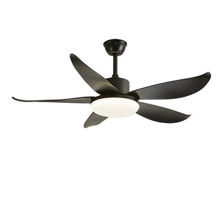 ZOWALA - Modern Round Metal White LED Ceiling Fan Light 47" Image - 14