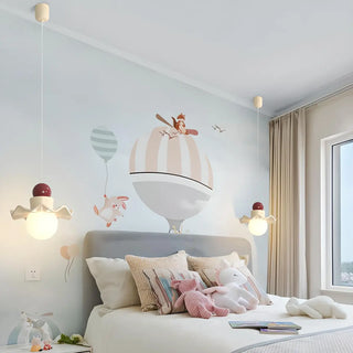 Modern Bedroom Ruffled Purple Resin Globe Pendant Light Zawala Image - 3