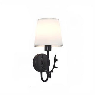 Minimalist Antler Design Cylinder Bedside Wall Sconce Zawala Image - 11