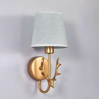 Minimalist Antler Design Cylinder Bedside Wall Sconce Zawala Image - 20
