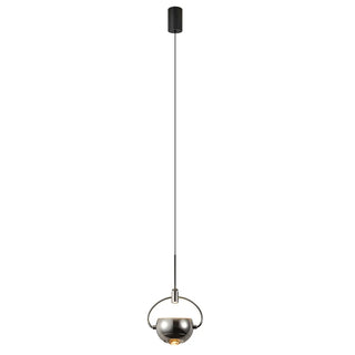 ZOWALA - Modern Unique Bedroom Acrylic Spherical Pendant Light Image - 11