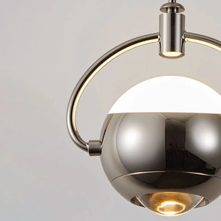 ZOWALA - Modern Unique Bedroom Acrylic Spherical Pendant Light Image - 6