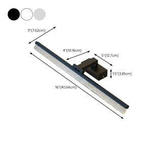ZOWALA - Exquisite Adjustable Clear Rectangular Vanity Lights #size