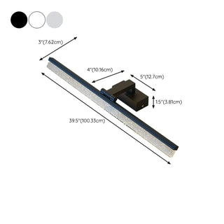 ZOWALA - Exquisite Adjustable Clear Rectangular Vanity Lights Image - 22