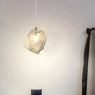 ZOWALA - Luxury Geometric Transparent Glass Pendant Light Image - 3