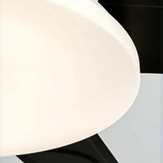 Modern Simple 5 Blade Metal Ceiling Fan with LED Light Zawala Image - 7