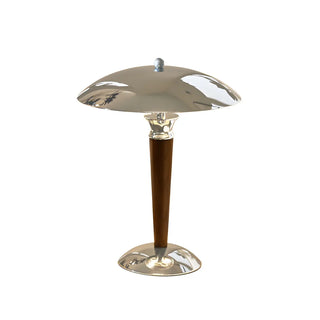 Living Room Minimalist Metal Silver Dome Table Lamp Zawala Image - 15