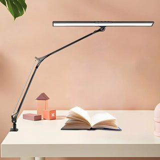 Modern Minimalist Adjustable Metal Arm LED Table Lamp Zawala Image - 1