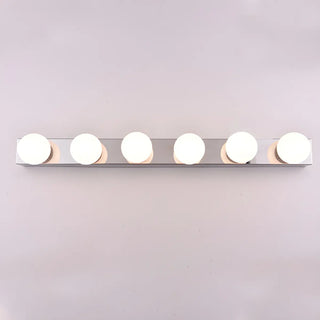 Simple White Globe Decor Wall Vanity Light Multi-Light Zawala Image - 1