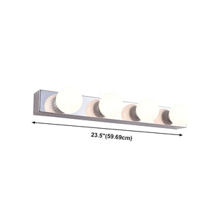 Simple White Globe Decor Wall Vanity Light Multi-Light Zawala Image - 13