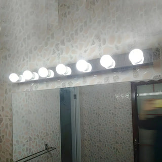 Simple White Globe Decor Wall Vanity Light Multi-Light Zawala Image - 4
