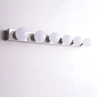 Simple White Globe Decor Wall Vanity Light Multi-Light Zawala Image - 8