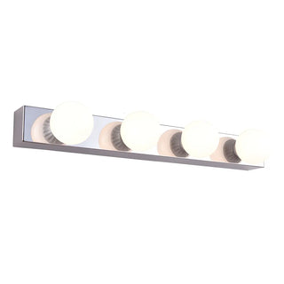Simple White Globe Decor Wall Vanity Light Multi-Light Zawala Image - 9