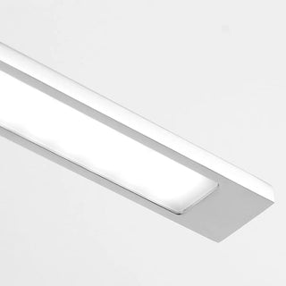 Silver Modern Rectangular LED Bathroom Vanity Light Zawala Image - 9