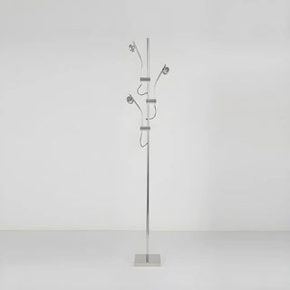 3-Light Exquisite Circle Chrome LED Metal Floor Lamp Zawala Image - 6