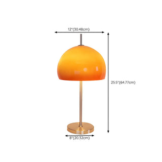 Elegant Dome Umbrella Glass Shade Modern Table Lamp Zawala #size
