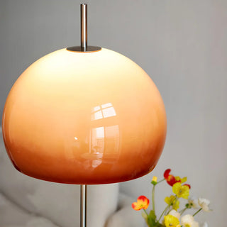 Elegant Dome Umbrella Glass Shade Modern Table Lamp Zawala Image - 7