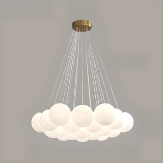 ZOWALA - Modern Simple 13-Light White Globe Ceiling Light