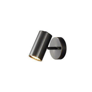 Modern Adjustable Black Cylinder Bedside Wall Sconce Zawala Image - 7
