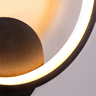 Modish White Round Metal Bedside Wall Sconce Light Zawala Image - 18