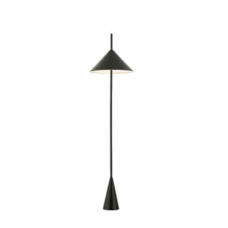 Minimalist Black Cone Metal Living Room Floor Lamp Zawala Image - 10