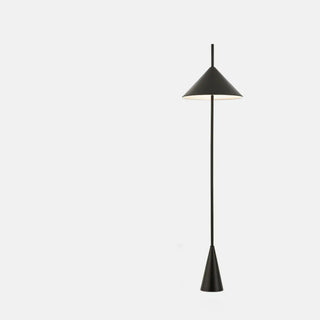 Minimalist Black Cone Metal Living Room Floor Lamp Zawala Image - 5