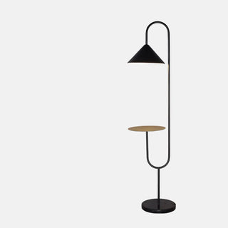 Minimalist Black Cone Metal Living Room Floor Lamp Zawala Image - 6