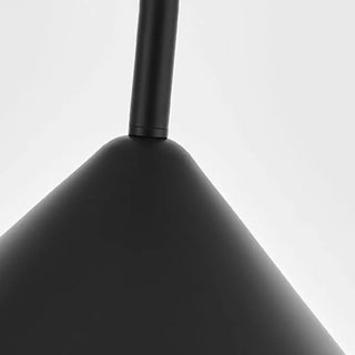 Minimalist Black Cone Metal Living Room Floor Lamp Zawala Image - 7