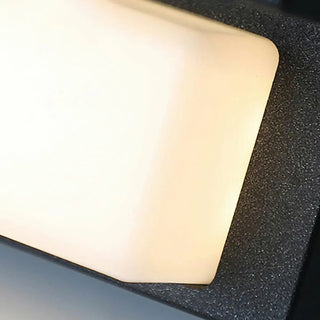 Black Modern Rectangular LED External Wall Lights Zawala Image - 10