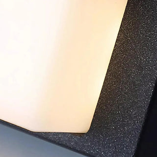 Black Modern Rectangular LED External Wall Lights Zawala Image - 11