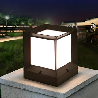 Waterproof Contemporary Outdoor Square Wall Sconce Zawala Image - 2
