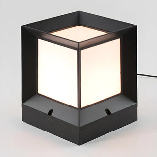 Waterproof Contemporary Outdoor Square Wall Sconce Zawala Image - 4