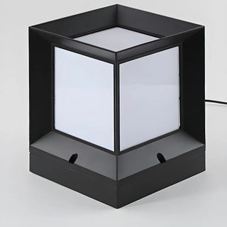 Waterproof Contemporary Outdoor Square Wall Sconce Zawala Image - 7