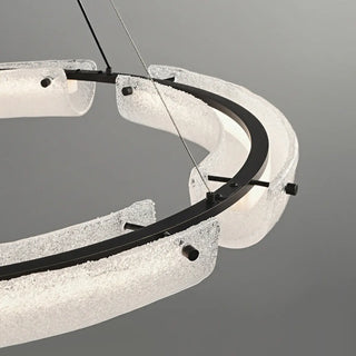 ZOWALA - Modern Simple Circular Glass Hanging Light
