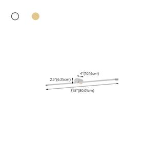 ZOWALA - Modern Simple White Linear Bathroom Vanity Light Image - 16