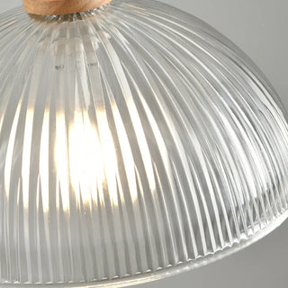 Modern Simple Dome Glass Dining Room Pendant Light Zawala Image - 3