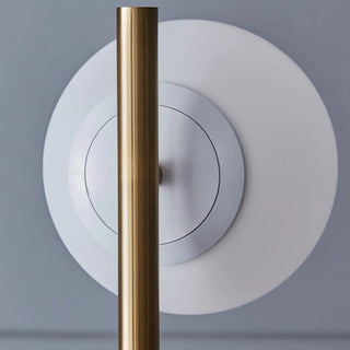 3-Light Globe Gold Stand and Marble Base Floor Lamp Zawala Image - 8