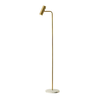 Bedside Brass Adjustable Floor Lamp with Marble Base Zawala Image - 13