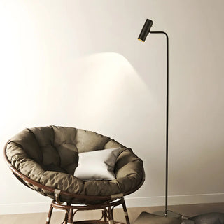 Bedside Brass Adjustable Floor Lamp with Marble Base Zawala Image - 3