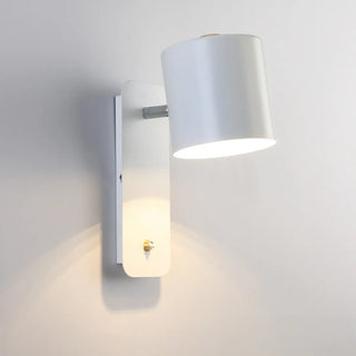 Rotatable Cylinder Metal LED Wall Sconce Lights Zawala Image - 2