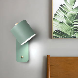 Rotatable Cylinder Metal LED Wall Sconce Lights Zawala Image - 3