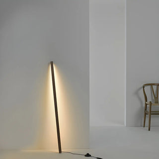 Modern Minimalist Vertical Wood Design Floor Lamp Zawala Image - 10