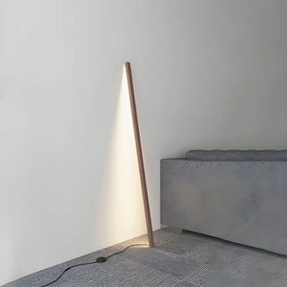 Modern Minimalist Vertical Wood Design Floor Lamp Zawala Image - 9
