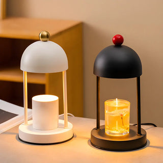 Classic Metal Dome Candle Warmer Decor Table Lamp Zawala Image - 1