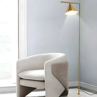 Rotatable Cone Metal Stand Simple LED Floor Lamp Zawala Image - 5